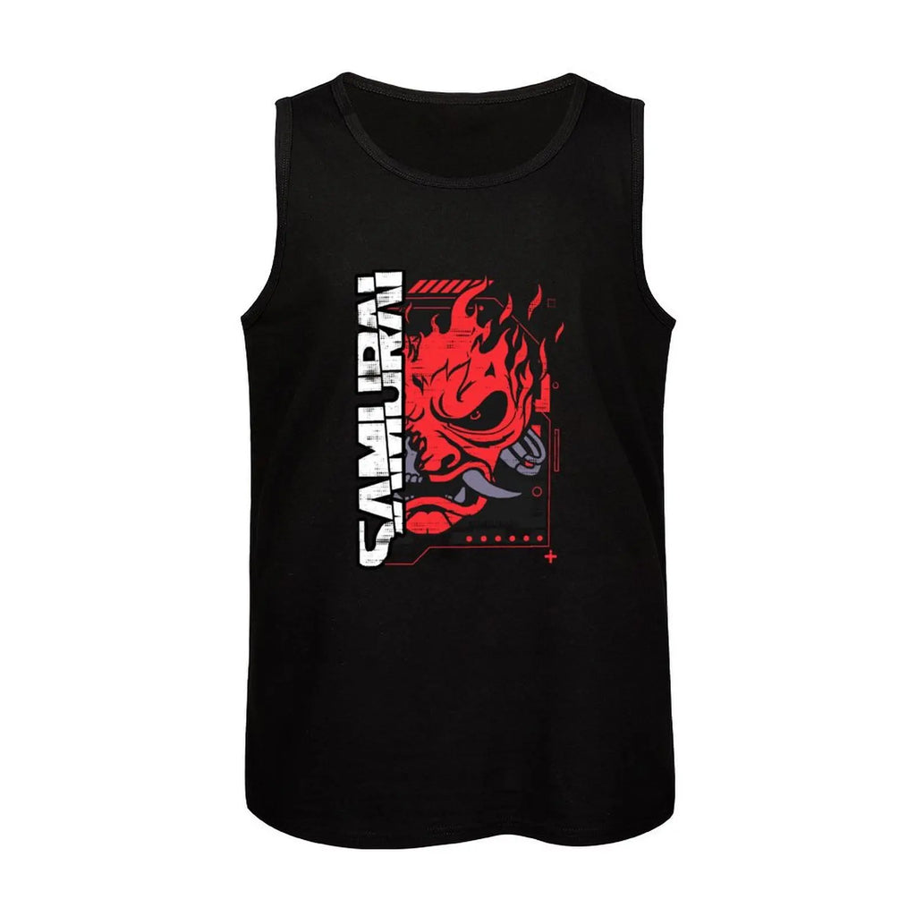 Samurai Rock Band Sleeveless Gym Tank Top