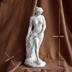 Classical Greek Goddess Statues - Small Artistic Figurines, Venus Sculptures for Office Bookcases and Living Room Decor Lootquake LLC