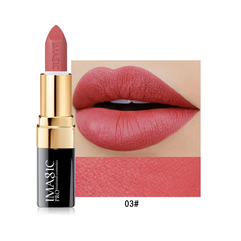 IMAGIC Lipstick Moisturizer Lips Smooth Lip Stick Long Lasting Charming Lip Lipstick Cosmetic Beauty Makeup 12 Colors Lootquake LLC