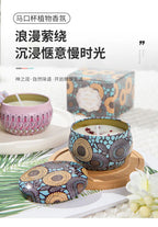 Osmanthus Gardenia Fragrance Candles with Petals Small Romantic Fragrance Candles for Girls' Birthday Gifts Home Aromatherapy