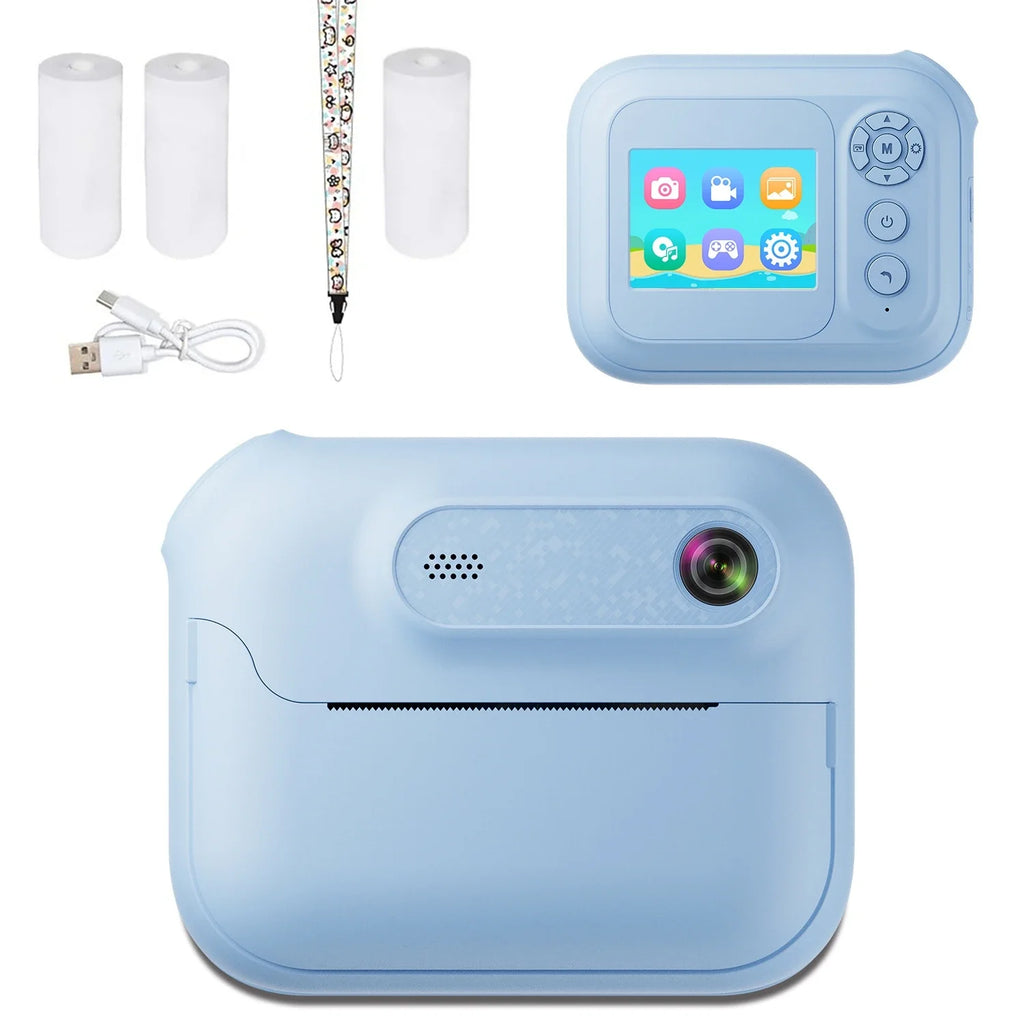 S8 Instant Print Camera for Children 1300mAh Kids Camere Printer 1080P HD Digital Camera for Girls Boys Birthday Gifts Lootquake LLC