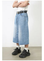 Women's Retro Wide Leg Baggy Casual Denim Shorts Harajuku Aesthetic High Waist Loose Shorts 2024 Summer Fashion Punk Shorts Lootquake LLC