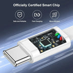 1-10PCS USB C Cable to USB C 100W Fast Charging Charger Cable Supports Fast Charging For iPhone 16 17 Samsung Xiaomi Huawei etc