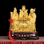 Fortune three-star Feng Shui statue Fu Lu Shou home decoration living room decoration business gifts
