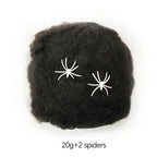 Halloween Decoration Party Accessories Decorations for Events Scream Festa Spider Web Black Outdoor Props Haunted House Spider Lootquake LLC
