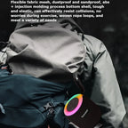 Outdoor portable wireless Bluetooth speaker, subwoofer, car and home with colorful lights, atmospheric small mini speaker Lootquake LLC
