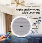 Built-in Class-D Amplifier Full Range Bluetooth-compatible Ceiling Speaker Horn For Home Theater Background Music Good Quality Lootquake LLC