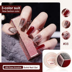 LIMEGIRL Solid Nail Art Gel Polish 15g 3 Colors Cream Soft Gel Polish for Nail Art Beginner DIY Design  Home/Salon Manicure Gift Lootquake LLC