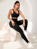 Curve Lift High-Waisted Fitness Leggings THRIXINE