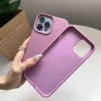 Silicone Soft Thick Protective Rubber Phone Basic Case For iPhone 14 13 Pro Max Case Luxury Silicone Phone Case for iPhone Solid Color Classic Camera Protection Case Stevvex