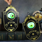 Halloween Decoration One-eyed Doorbell Horror Props Ghost's Day Glowing Home Hanging Electric Luminous Sounding Eyeball Doorbell Lootquake LLC