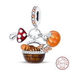 S925 Sterling Silver Princess Golf Hamster Camera Travel Three Piece Set Charms Beads 3mm DIY Fine Jewelry Making Lootquake LLC