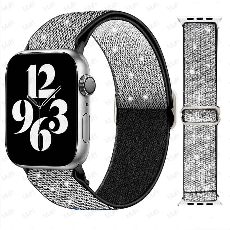 Apple Watch Nylon Band - Stylish, Durable, Elastic Design - SJB-DIAMOND ELITES
