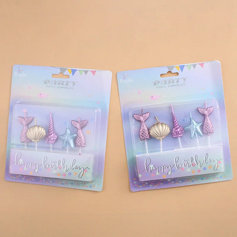 Birthday Cake Candles Children's Gift House Mini Candle Colored Beautiful Ritual Funny Girl Christening Gifts For Guests Candle Lootquake LLC