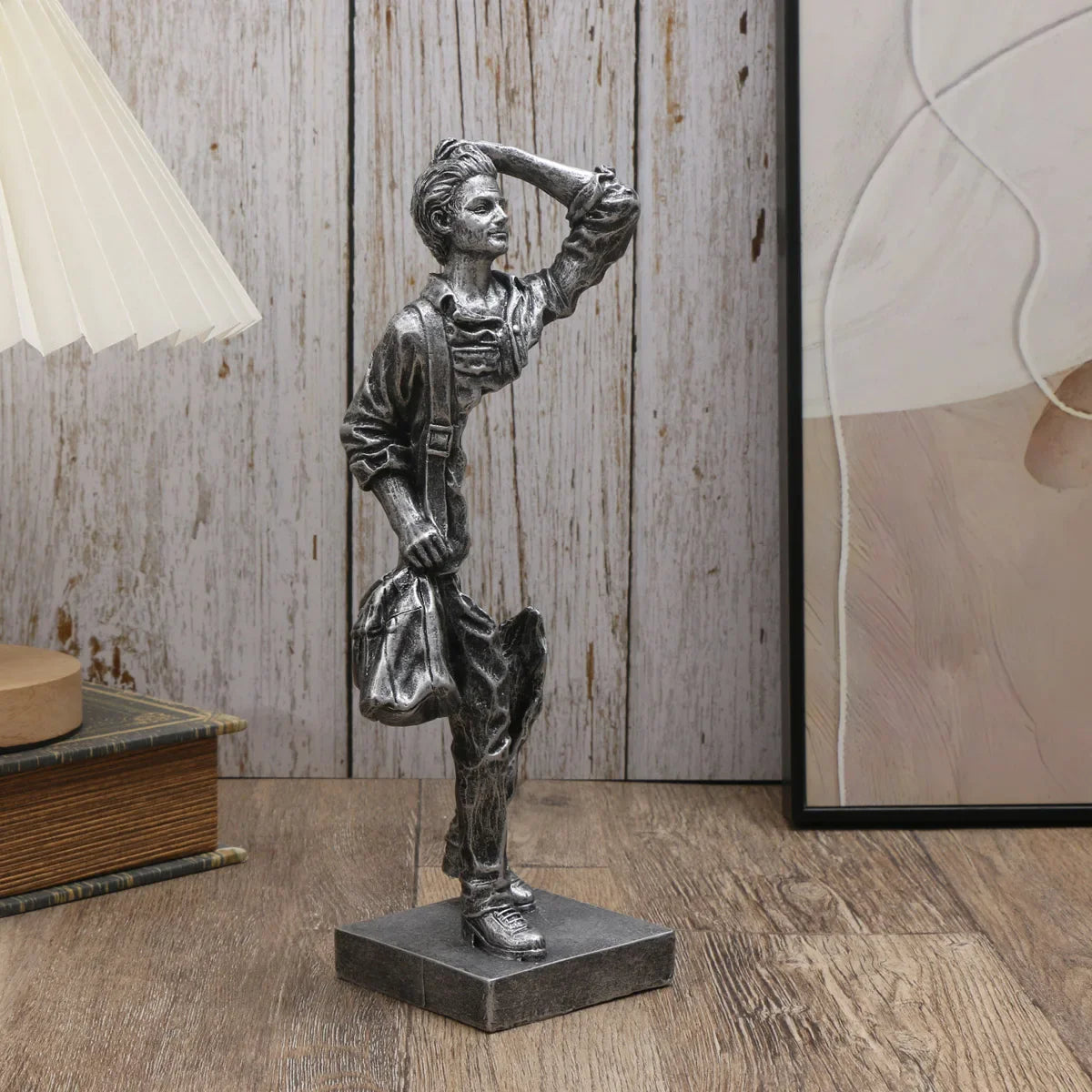 Traveler Sculpture - Abstract Resin Decor for Home & Office, Versatile Indoor/Outdoor Accent Piece Lootquake LLC