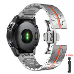Garmin QuickFit Stainless Steel Strap - Elegant and Durable