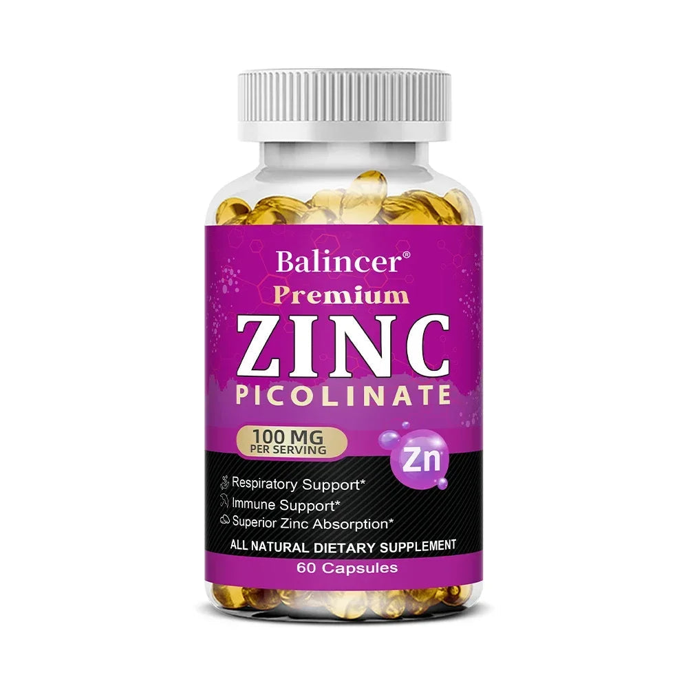 ZincBoost 100: Immune, Sleep & Energy Support Capsules THRIXINE