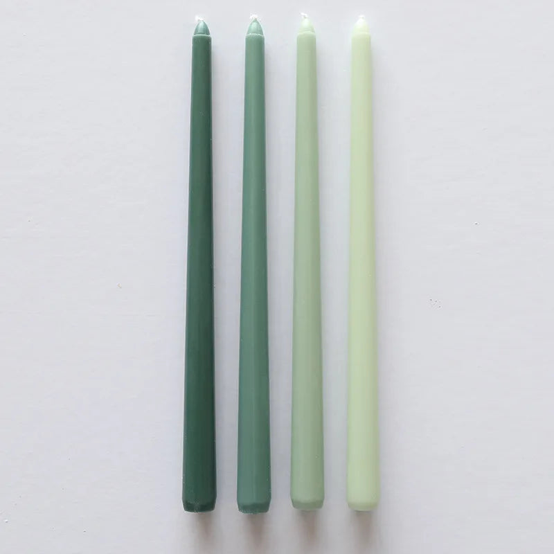 30CM Taper Candle 4 Pack - Home Interior Long Burning Dripless and Smokeless Candles Unscented - Valentines Candles for Home Lootquake LLC