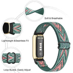 Fitbit Luxe Nylon Band - Durable, Soft, Breathable Design - SJB-DIAMOND ELITES