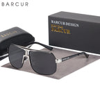 BARCUR Polarized Sports Sunglasses for Men Fashionable Fishing Driving Hiking and Outdoor Eyewear UV400 Protection Gradient Lenses