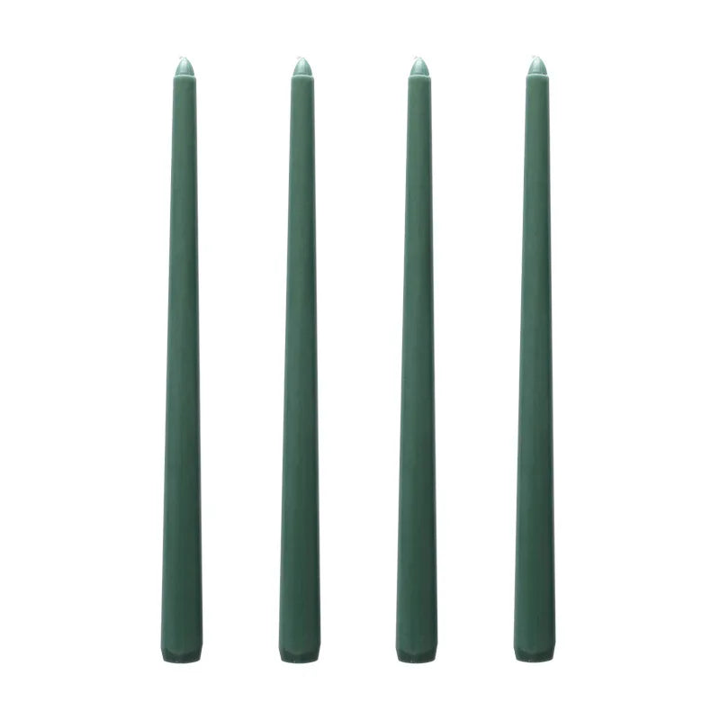 30CM Taper Candle 4 Pack - Home Interior Long Burning Dripless and Smokeless Candles Unscented - Valentines Candles for Home Lootquake LLC