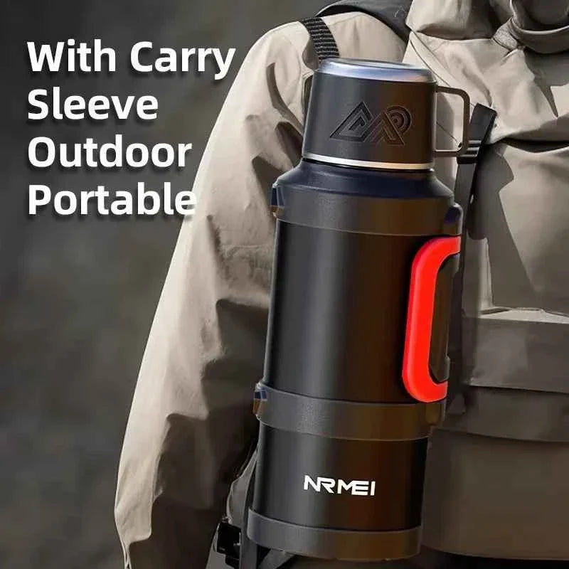 SteelGuard: 72H Thermos Bottle - Portable & Durable THRIXINE