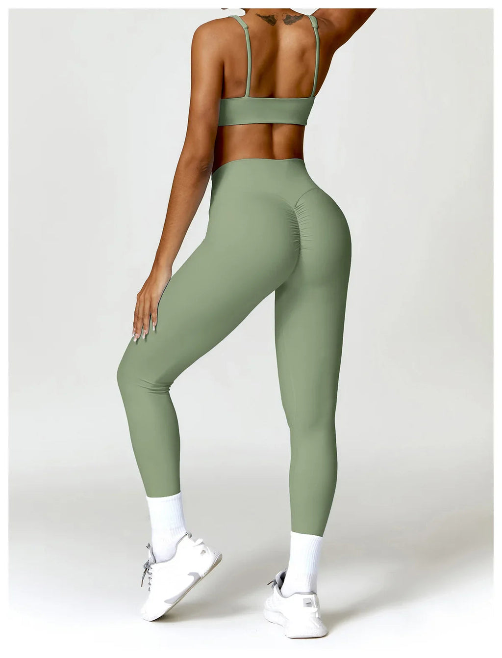 ElevateFit 2-Piece Yoga Ensemble: Comfort Meets Style THRIXINE