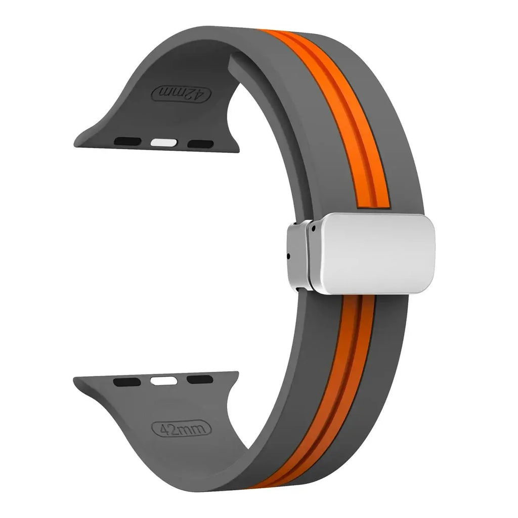 Apple Watch Silicone Strap - Durable Magnetic Closure Design - SJB-DIAMOND ELITES