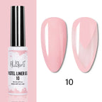 5ML Gold Silver Metallic Liner Paint Gel Polish Chrome Mirror Metal Effect Super Bright French UV LED Semi Permanent Nail Gel Lootquake LLC