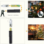 LED Floating Candle for Home Decoration, Flickering Flame, Timing Remote, Battery Operated, Halloween, Christmas,Black Candle Lootquake LLC
