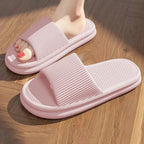 Summer Slippers For Women Men Soft Lightweight Indoor Home Slides Cloud Slipper Men Flat Sandals Beach Shoes Man Male Flip Flops