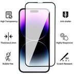 20000D Full Tempered Glass For iPhone 14 13 12 11 Pro Max mini Screen Protector iPhone X XR XS Max 7 8 Plus SE Glass Film 9H Hardness HD Screen Protector For iPhone Stevvex