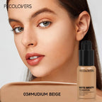 Facial Liquid Foundation 30ml High Coverage Waterproof and Sweatproof Concealer Makeup Foundation Liquid Foundation Makeup Lootquake LLC