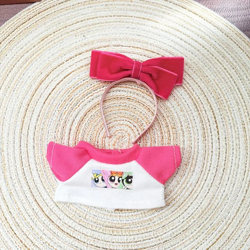 Labubu Doll Clothes Police Set Summer T-shirt Labubu I II Idol Dolls 15/17cm Clothes Sitting Party Accessories DIY Gifts Lootquake LLC