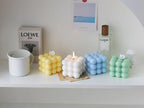 Bubble Candle Cube Fragrance Candles Handmade Scented Candle Soy Wax Candle Set for Home Decoration Wedding Party Birthday Lootquake LLC