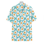 Funny Fried Egg Pattern Print Hawaiian Shirts For Men Summer Short Sleeve Holiday Beach Shirt 3d Print Mens Blouse Shirt Lootquake LLC