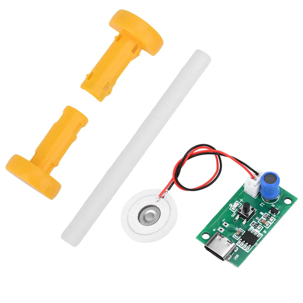 DC5V Type-C Ultrasonic Mist Maker Atomizer Transducer Atomizer Film Plate Accessories Single Spray Mini Humidifier Lootquake LLC