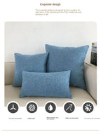 Solid Sofa Cushion Cover 30x50/40x40/45x45/40x60/50x50/55x55/60x60cm Decorative Throw Pillow Case For Car Seat Chair