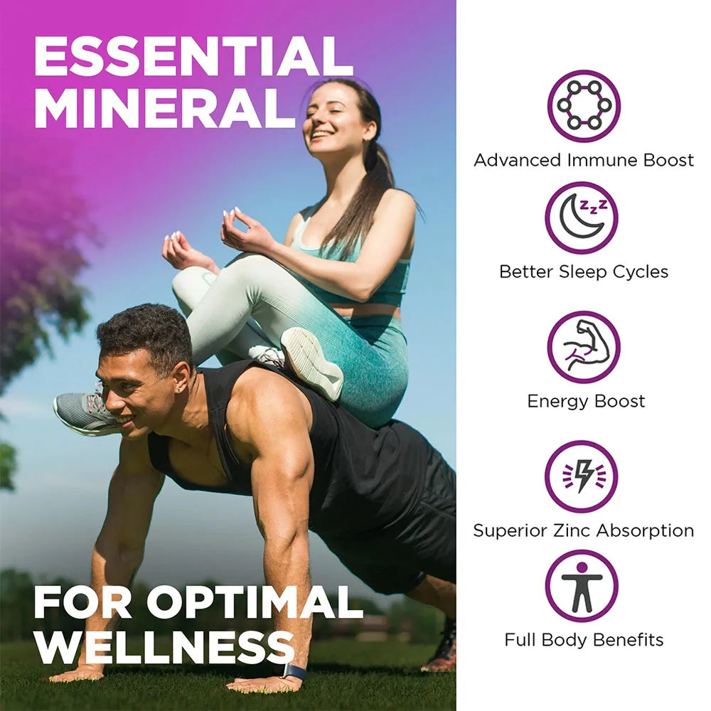 ZincBoost 100: Immune, Sleep & Energy Support Capsules THRIXINE