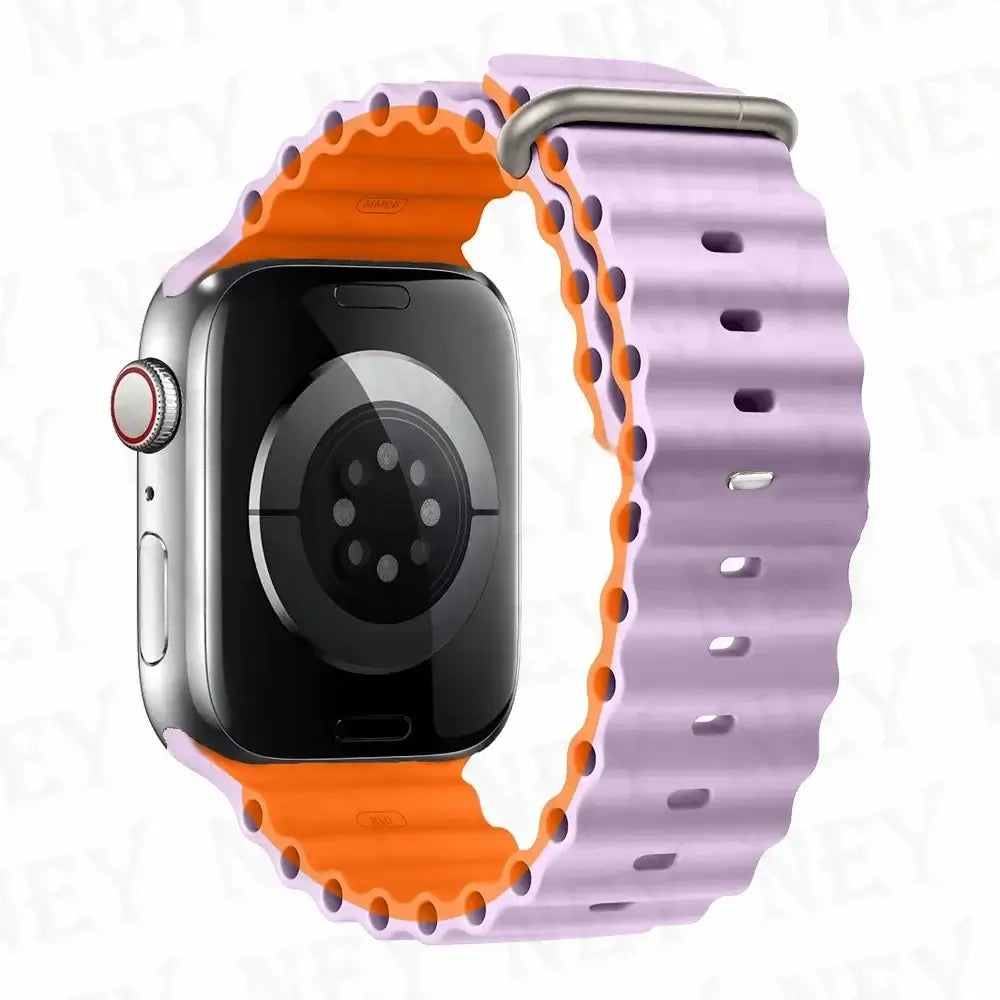 Apple Watch Silicone Strap - Soft Flexible Comfortable Fit - SJB-DIAMOND ELITES