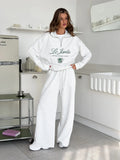 Women's Embroidered Sports Suit Set THRIXINE