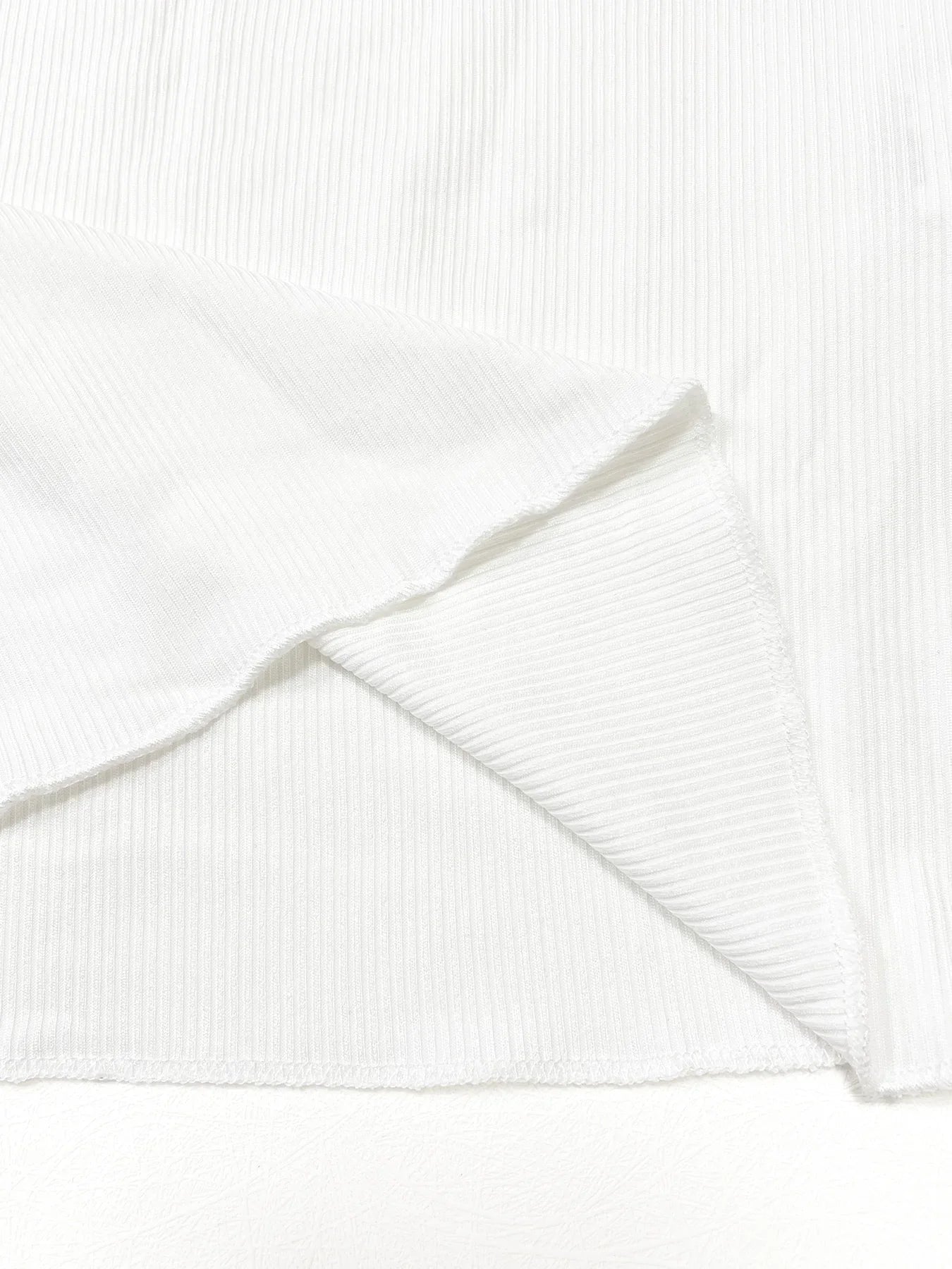 Ribbed Bliss: Women's Button Front Tee THRIXINE