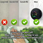 Mini Bluetooth Speaker w/ LED Lights & Super Suction |   IPX4 Waterproof for Bathroom/Outdoor |   Portable Wall Adsorbable Sound Lootquake LLC