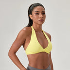 FlexiFit Halter: Stylish Yoga Gym Bra for Women THRIXINE