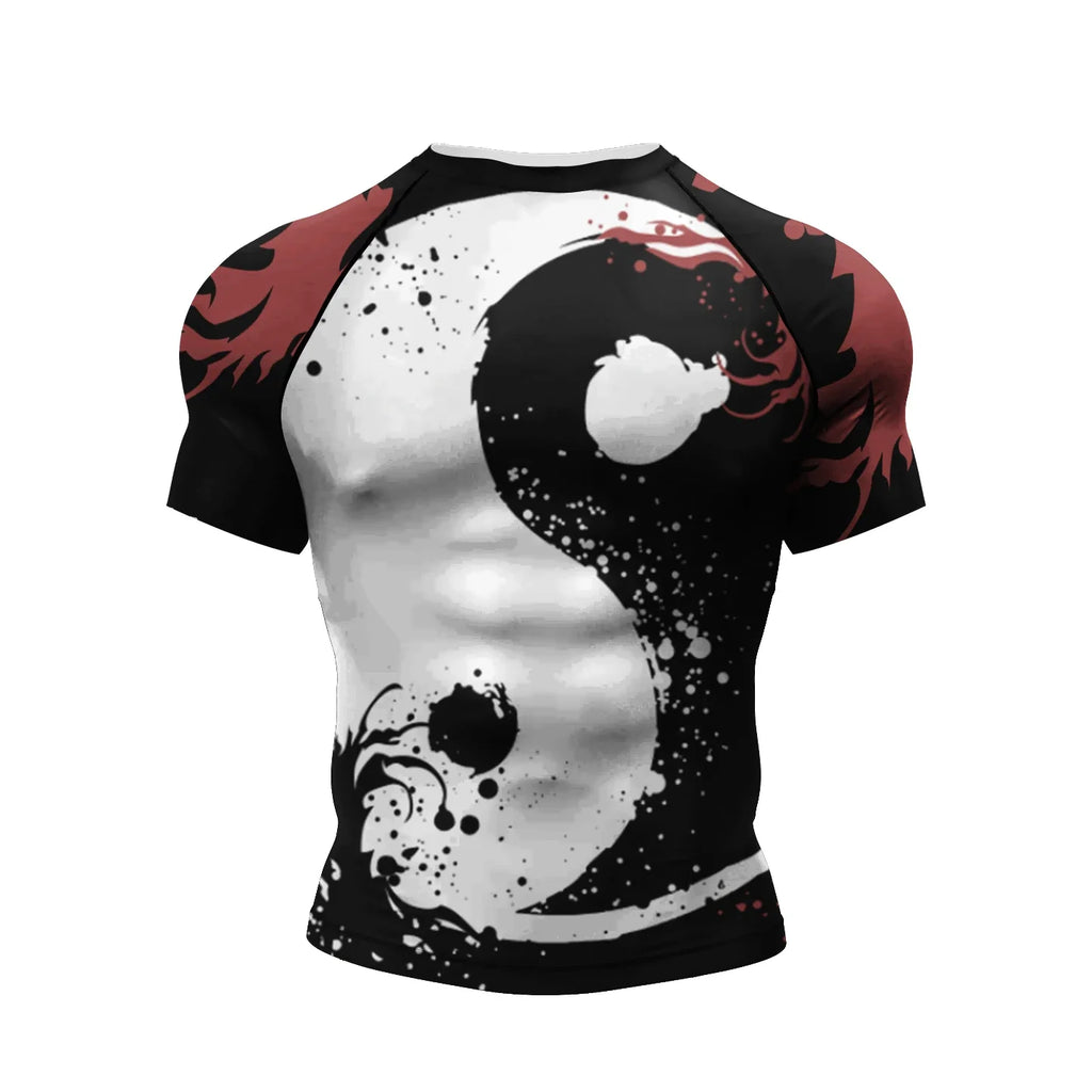 Men's Compression Short Sleeve Athletic T-Shirts - SJB-DIAMOND ELITES