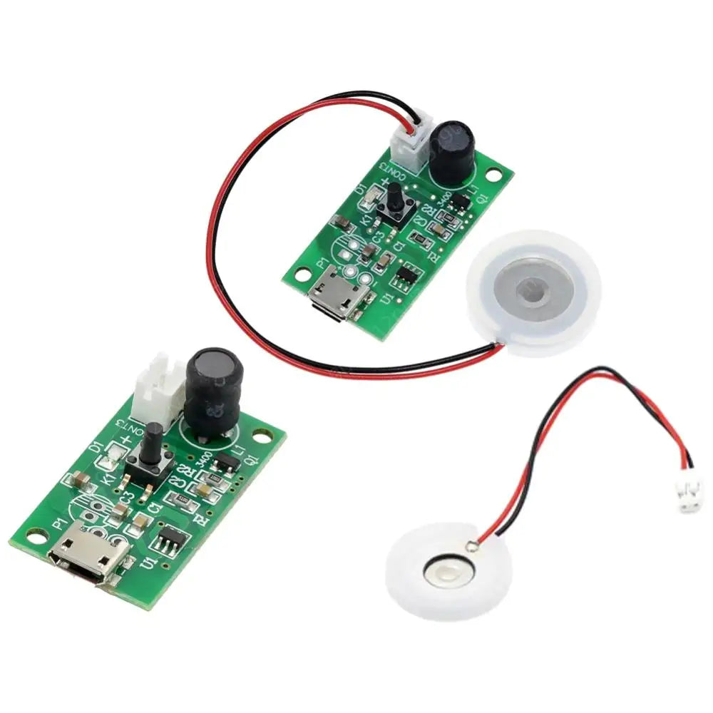Humidifier Mist Maker and Driver Circuit Board DC 5V Fogger Atomization Film Atomizer Sheet Atomizing Ceramic Humidifier Module Lootquake LLC