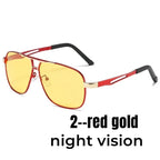 2024 UV400 Polarized Sunglasses Men Women Outdoor Discoloration Eyewear Men Trendy Photochromic Night Vision Sun Glasses