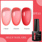 7ml Milky Jelly White Gel Nail Polish Natural Luster Long Lasting Nail Art All for Home DIY Manicure Soak Off UV LED Gel Vernis Lootquake LLC