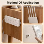 3-24pcs Magnetic Remote Control Holder Air Conditioning Remote Control Wall Storage Magnetic Hook Non Perforated Magnetic Buckle