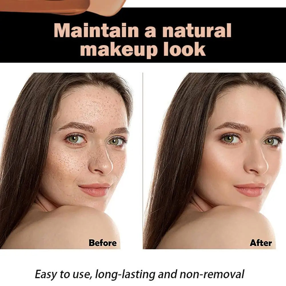 Hose Liquid Foundation Matte Nude Makeup Facial Foundation Highlight Concealer Oil Control Full Coverage Foundation for Brighten Lootquake LLC